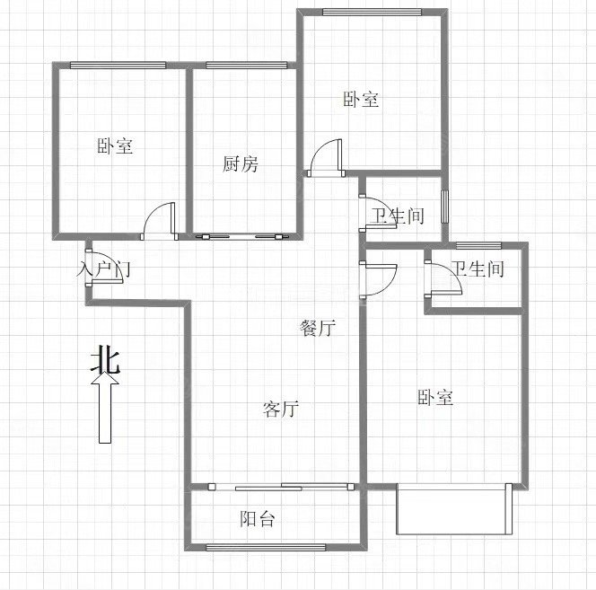 【10图】万科一期现房 精装3居室 南北通透 可按揭,万科城-渭南58同城