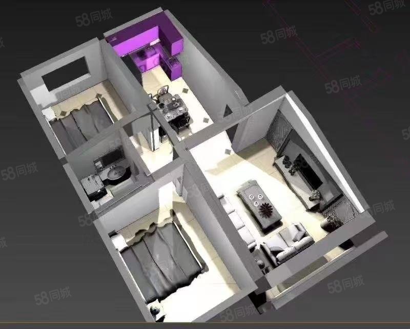 西苑小区2室2厅1卫79㎡南北34万