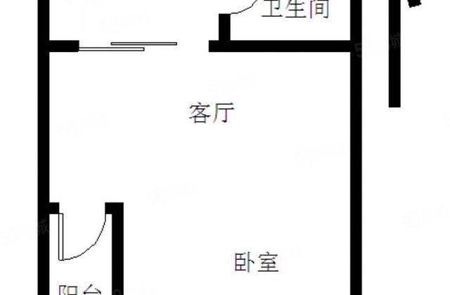 南都云庭1室1厅50.82㎡46万二手房图片