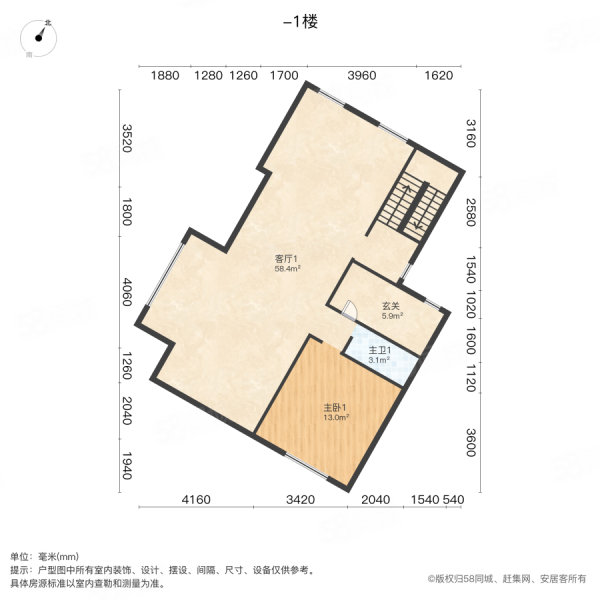 滨海湖别墅4室3厅3卫404㎡南260万