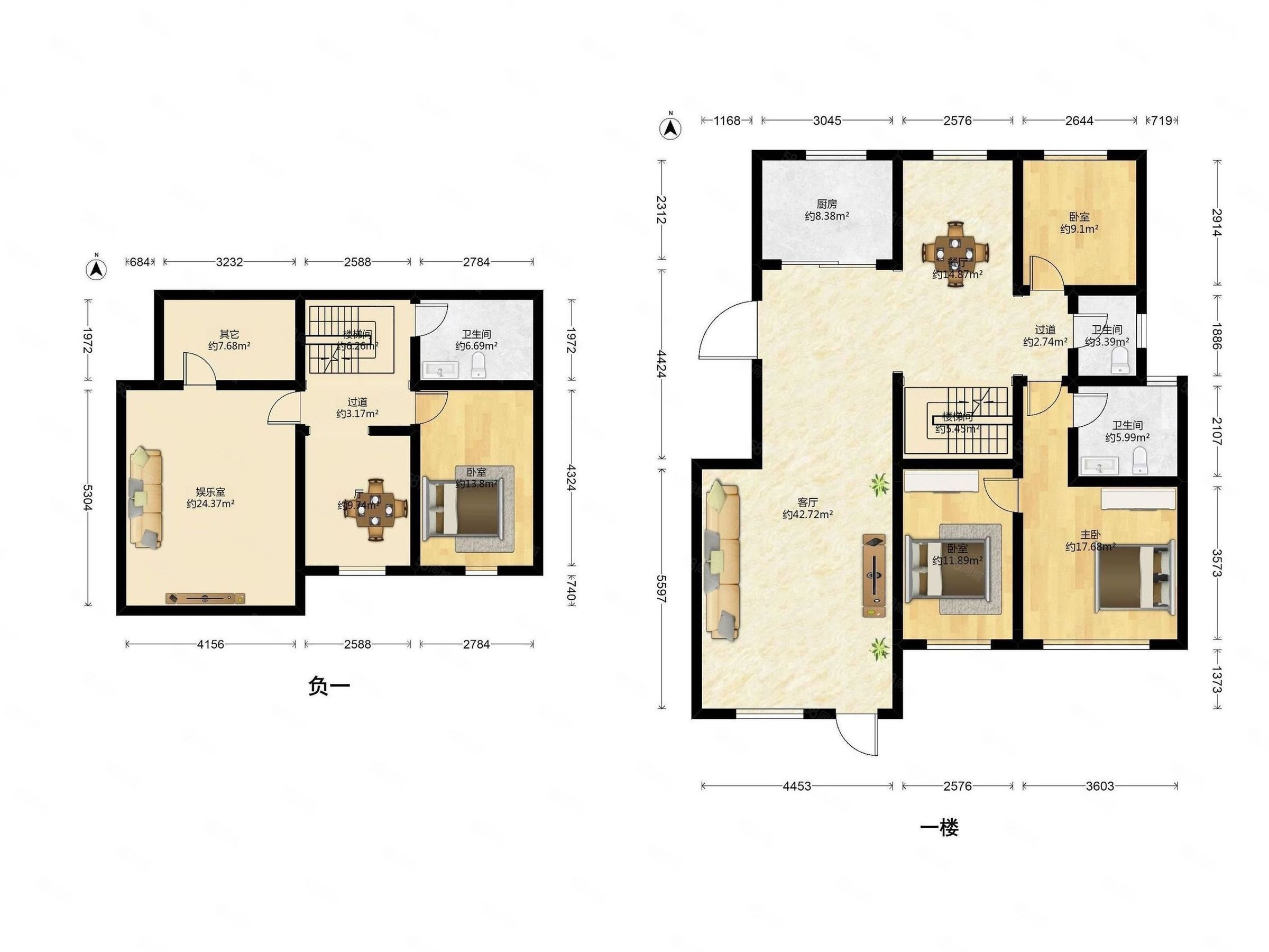 西山藝境3號院4室3廳3衛(wèi)140.27㎡南北660萬