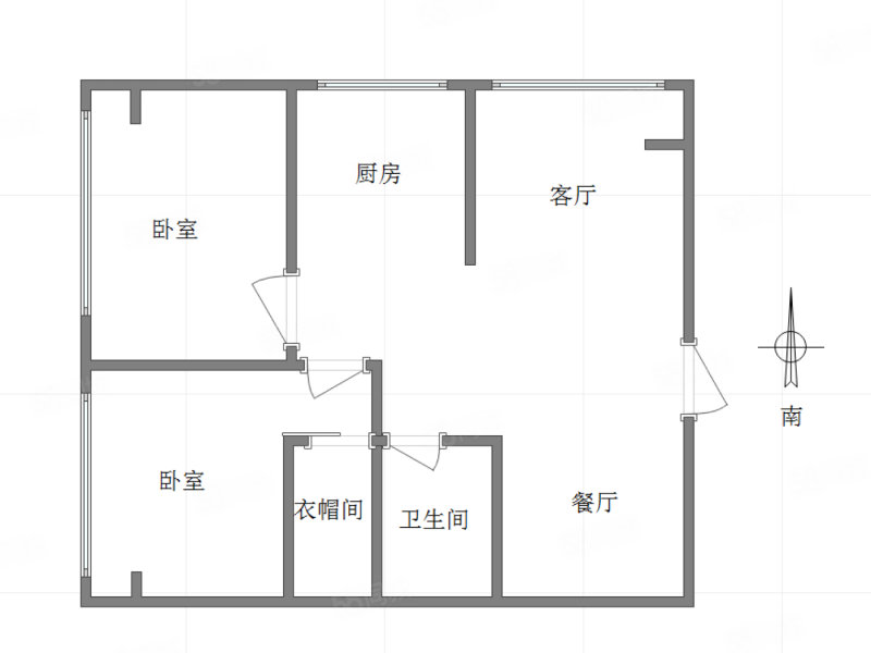 加新时代印象2室2厅1卫84㎡南北82万