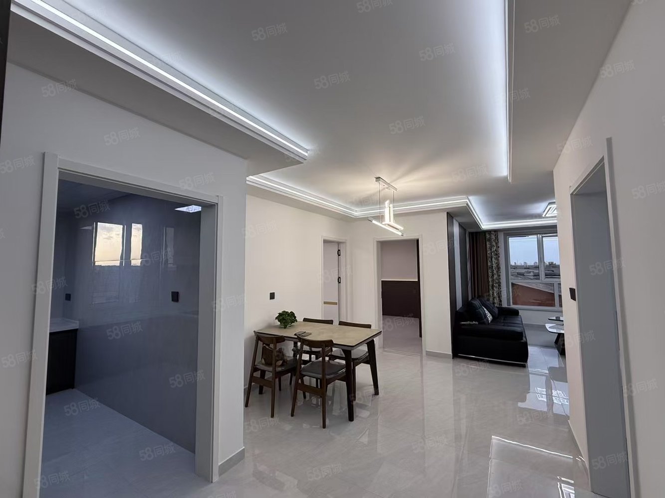 汇德国际3室2厅1卫113㎡南北59.8万