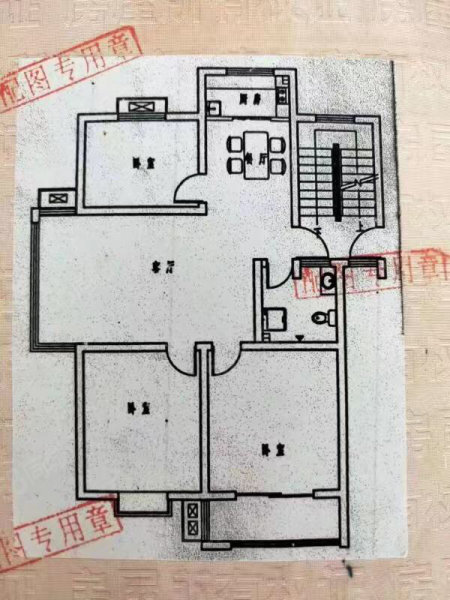 京西花园3室2厅1卫116㎡南北51.8万