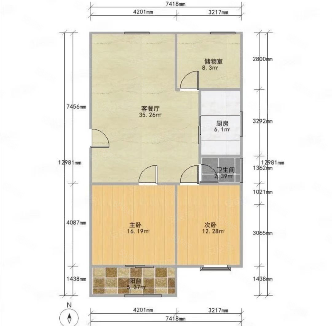 江南春晓户型图图片