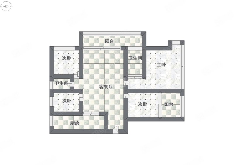 融晟公园大地4室2厅2卫143㎡南北108万