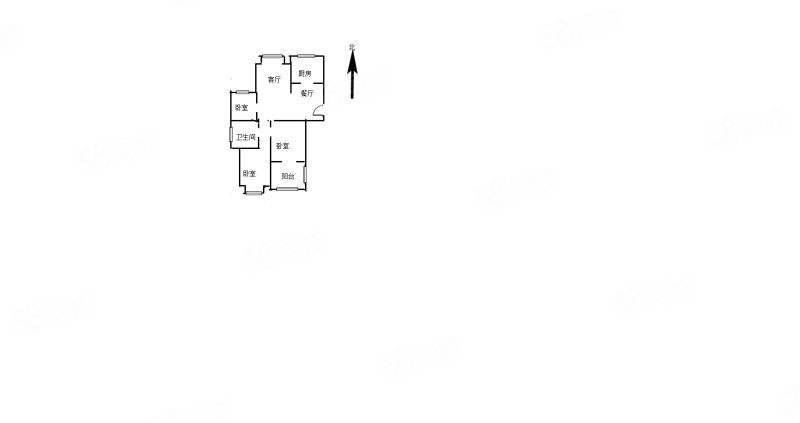西城逸品3室2厅1卫113.65㎡南89.8万