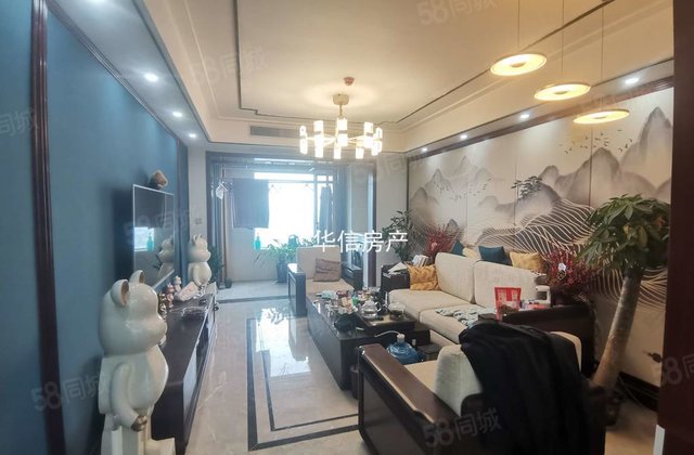 昌润莲城，小高层，豪华装修，带车位地下室免大税兴华路