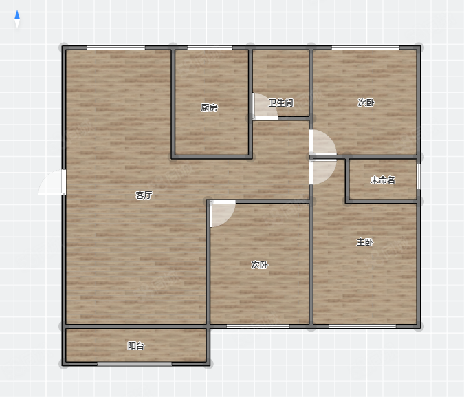 砀山古城幸福里3室2厅2卫128㎡南47万