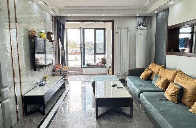 湖边 电梯洋房 带超大露台 精装修  可做三室 房东急售