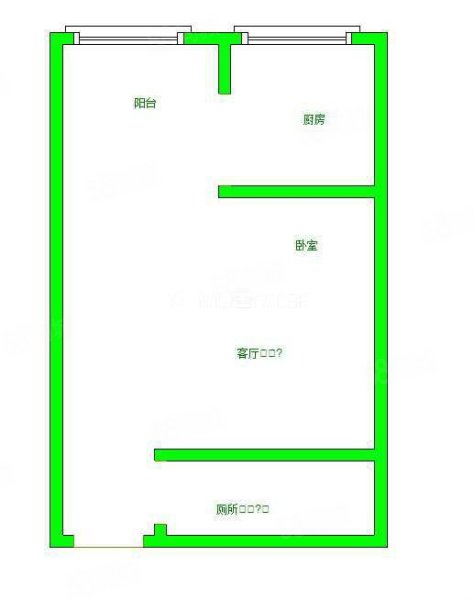 西财职教公寓1室1厅1卫36.5㎡南北15万