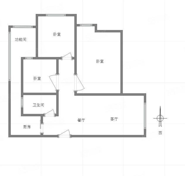 双山世家3室1厅1卫100.98㎡东123万