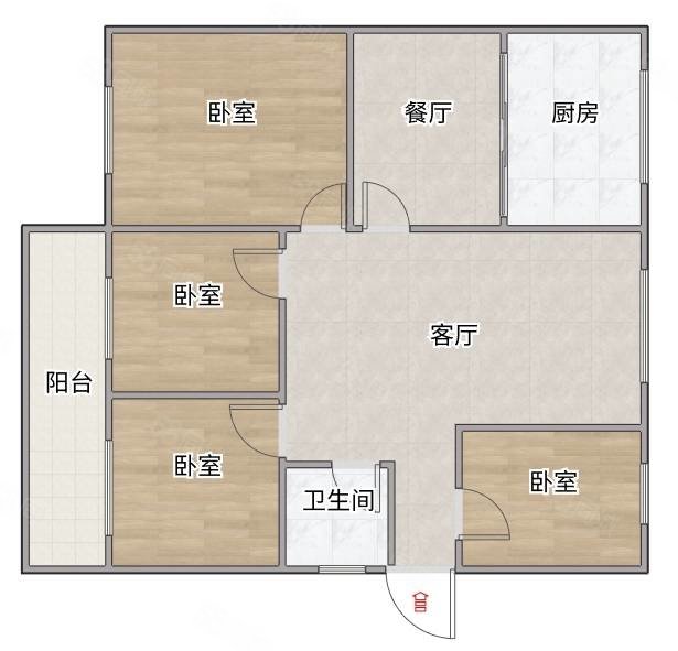 东方雅苑5室2厅2卫150㎡南北225万