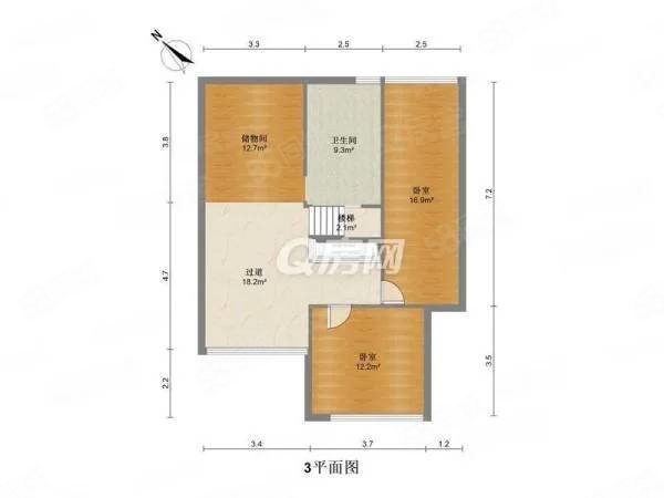 水晶之城4室2厅2卫63.06㎡南北280万