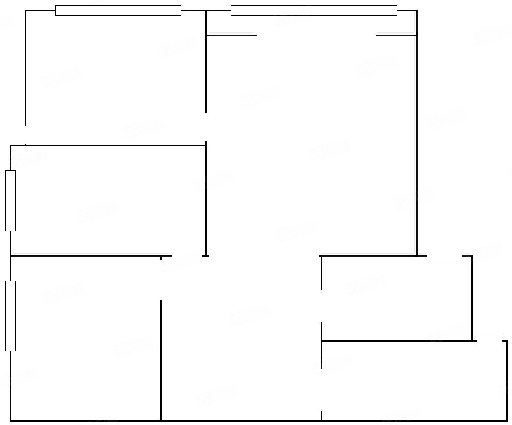 城投涡北小区3室2厅1卫90㎡南北25万