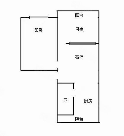 十一万变电宿舍2室2厅1卫85㎡南46.8万