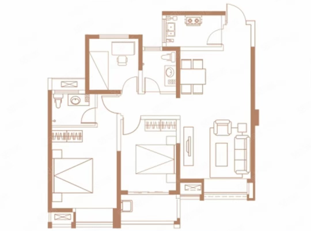 兰池佳苑3室2厅2卫120㎡南60万