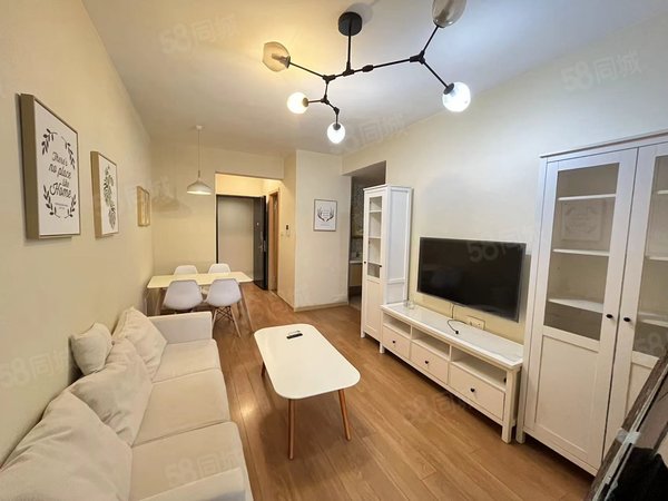 【多图】万科锦尚,石桥铺租房,零虚假房源 万科锦尚精装两室一厅包