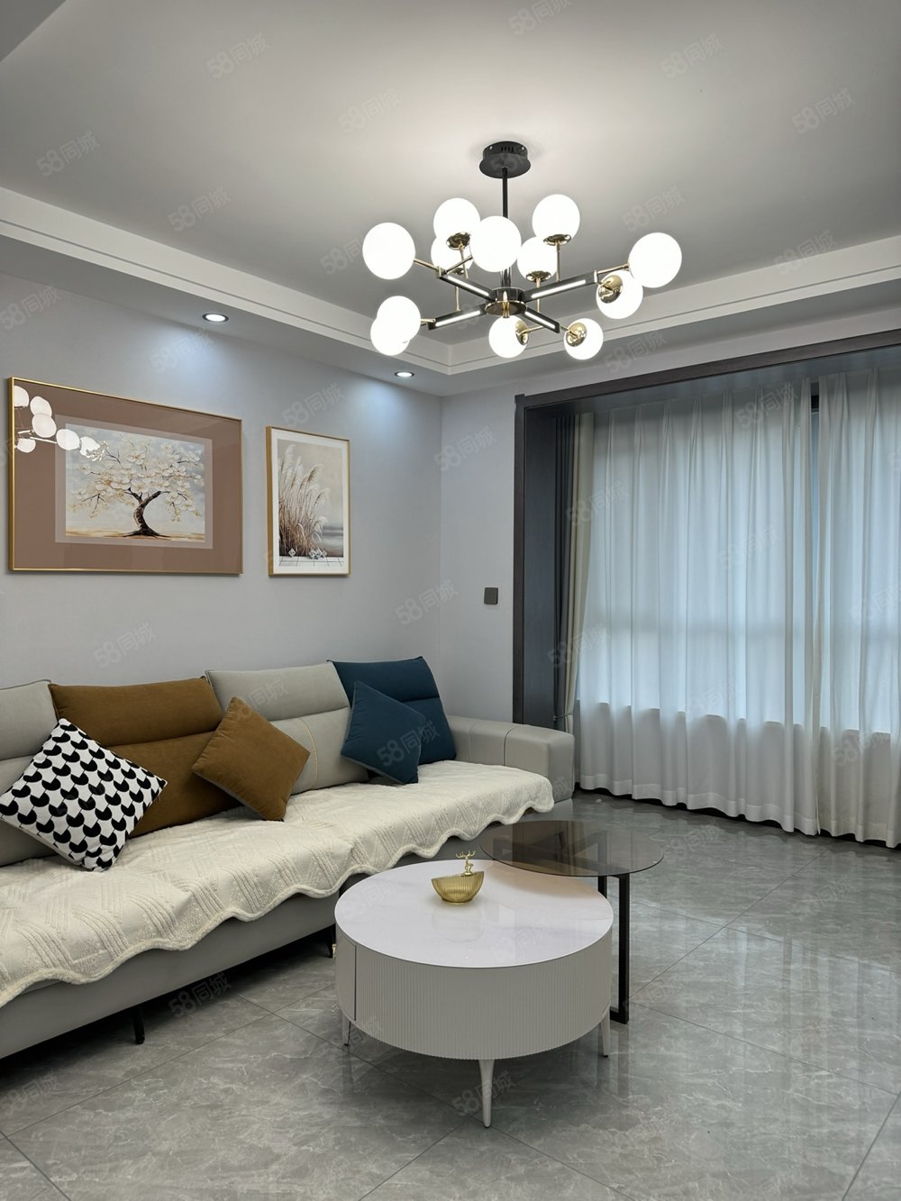 青湖铭城2室2厅1卫91.77㎡南北38万