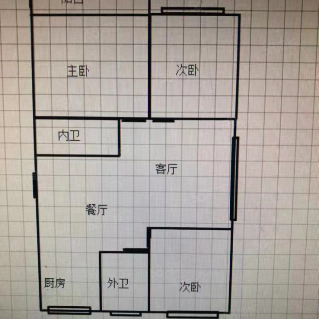 望湖锦苑3室2厅2卫110㎡南北148万