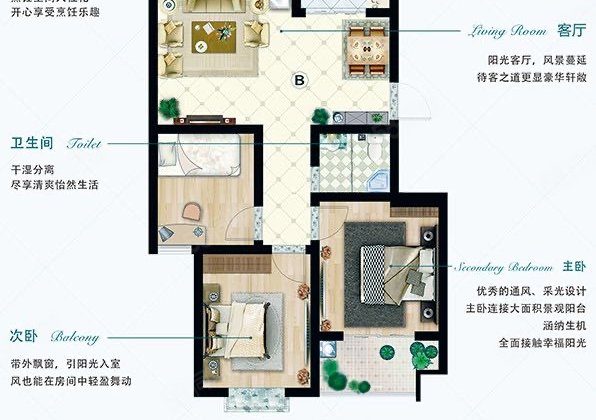 合适可谈 南北通透 小三房 小区新 停车方便 看房随时