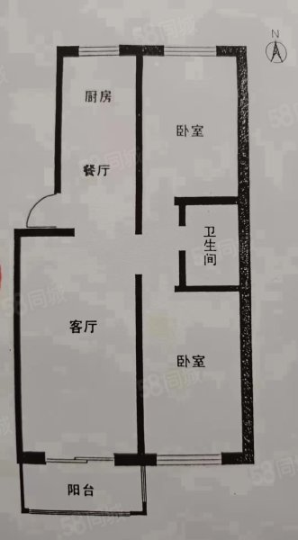 万和家苑2室2厅1卫107㎡南北35万