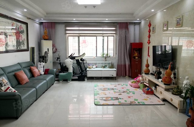 东昌中学 领导房 没物业费 好楼层 精装修三室朝阳 免大税