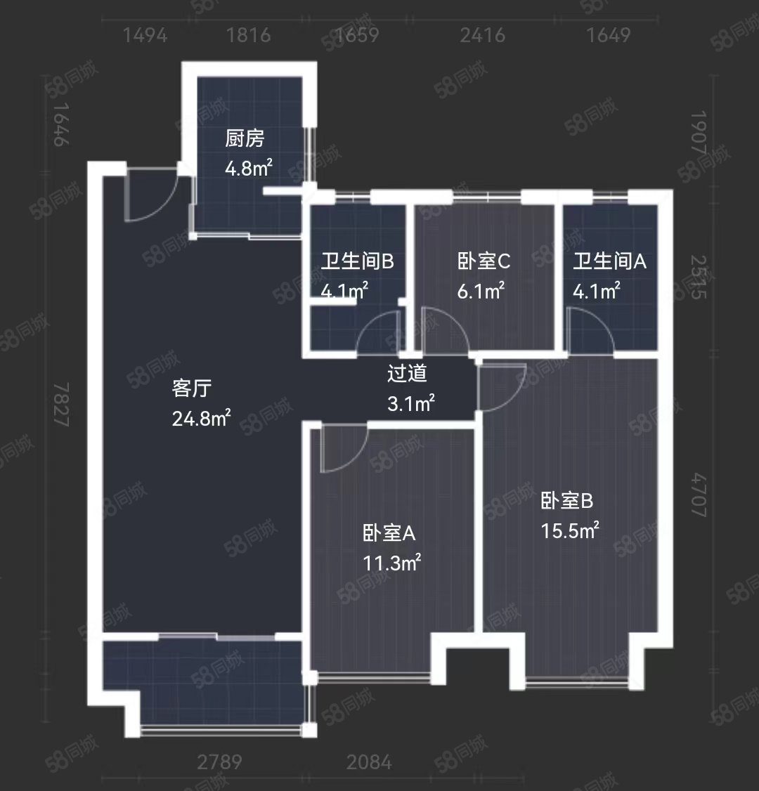 【10图】旭辉国悦府 精装3室2卫 南北户型 现房急售,旭辉国悦府-西安