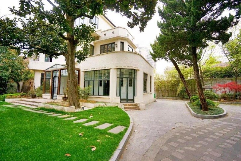 老洋房)大花园900平进车方便,法式经典建筑,衡山路花园洋房-上海58