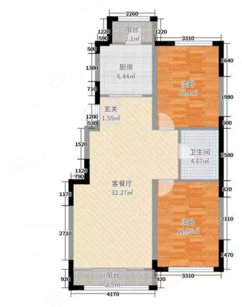 丽水嘉园1室1厅1卫89㎡南59万