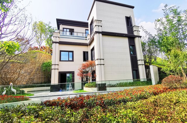 独门独院别墅 新中式国风 送搭板单价7千起 物业2.5每平