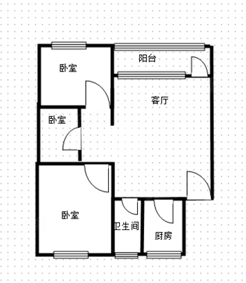 南湖绿庭3室2厅1卫98㎡南106万