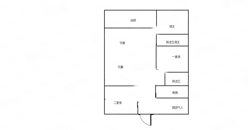 华城小区3室2厅2卫118㎡南北158万