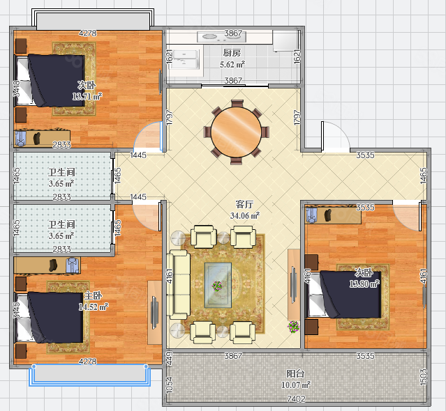 急售汴北火爆楼盘 汴河小镇 现房在售 随时看房 一小一