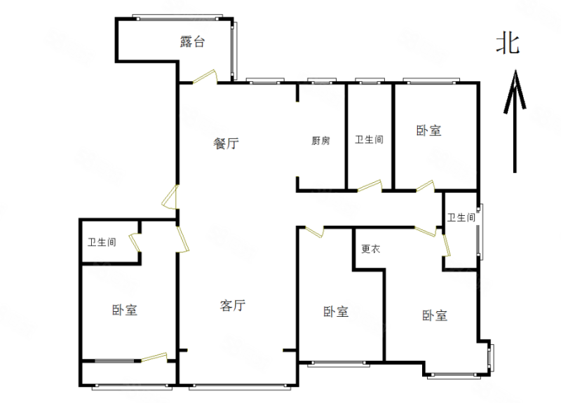 天阳御珑湾4室2厅3卫228㎡南北345万