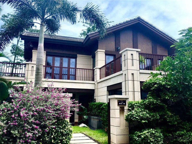 澄迈 鲁能海蓝福源别墅 一线海景小独栋上下两层带露台外地可买