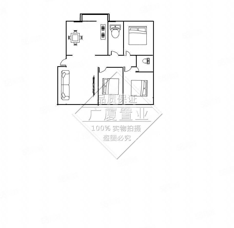 帝景豪庭(迁安)3室2厅2卫140㎡南北170万