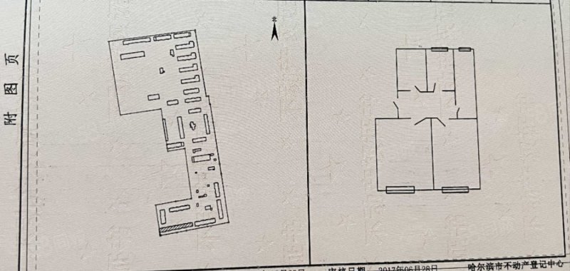 哈医大二院家属楼3室1厅1卫65㎡南北55万