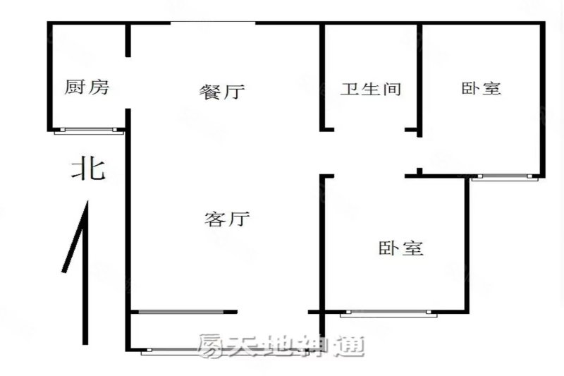 安乐馨居(东区)2室1厅1卫79.44㎡南160万