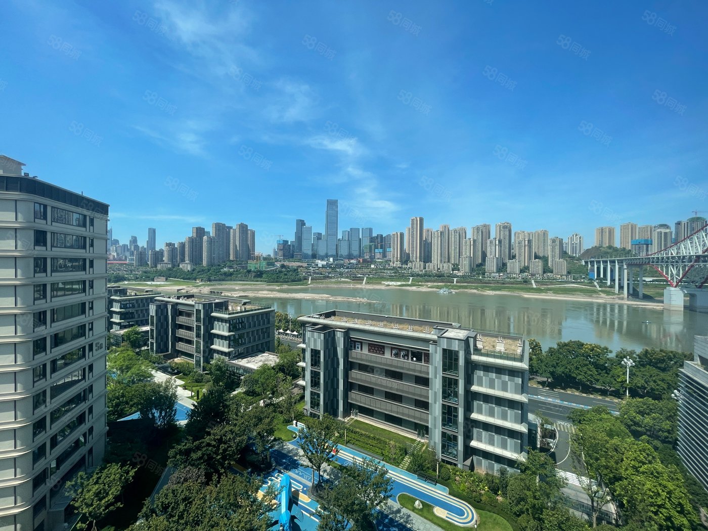 【10图】弹子石 中海十里长江华府四房370万,十里长江华府-重庆58同城