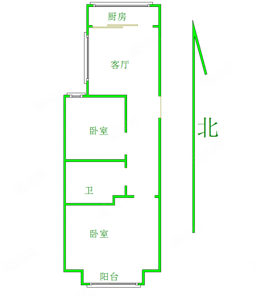 顺德鑫苑(西区)2室1厅1卫78㎡南北39.9万