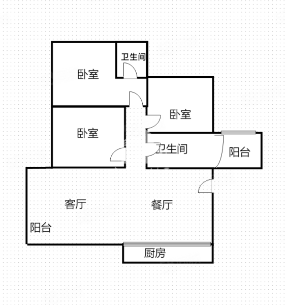 天昌东盟中央城(A区)3室2厅2卫88㎡南170万