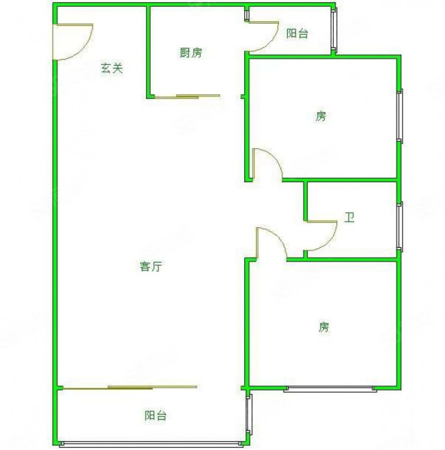 东鸣轩2室2厅1卫97.01㎡东南670万