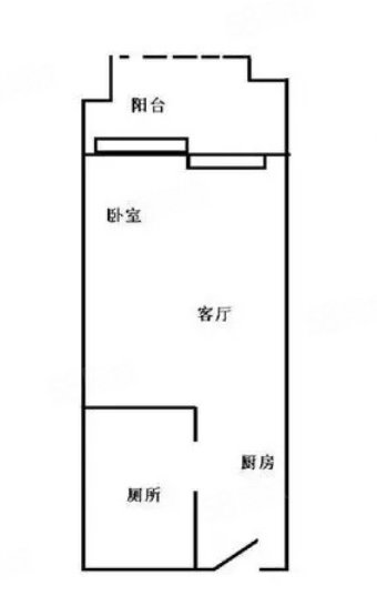 兴隆锦绣家园1室1厅1卫51㎡南北27万