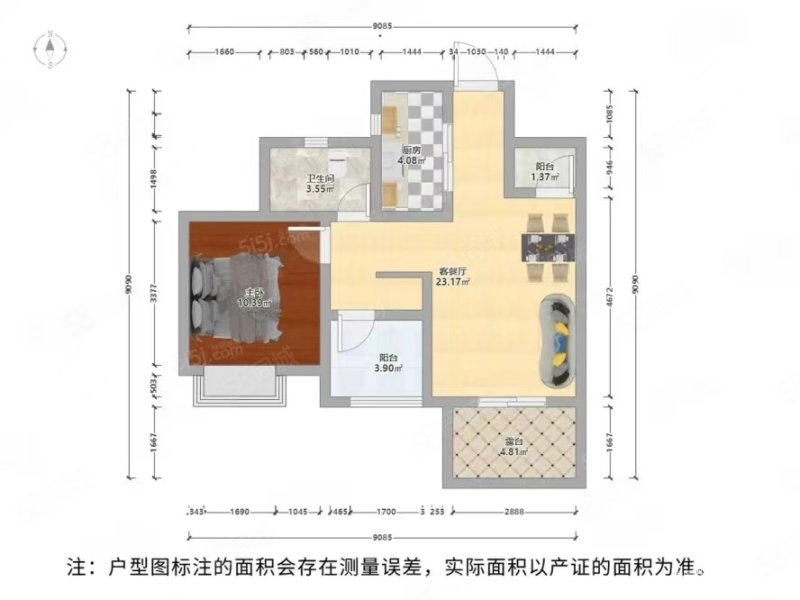 恒润太湖壹号4室3厅4卫300.85㎡南北1080万