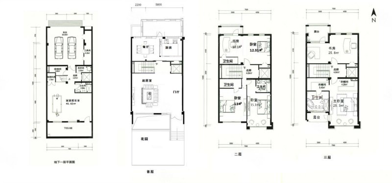 亚运新新家园(别墅)6室3厅6卫424.13㎡南北3799万