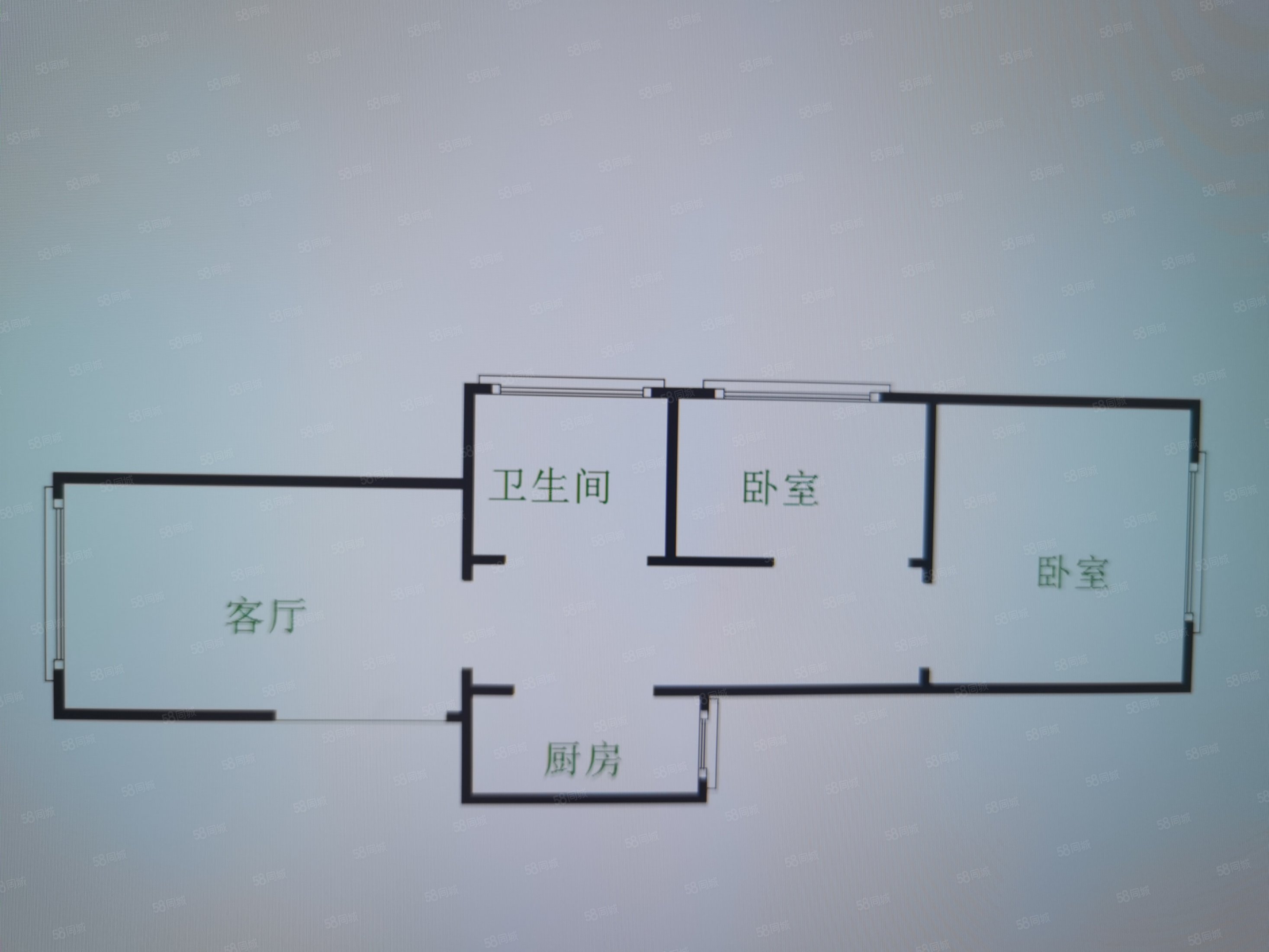 贵州省疾病预防控制中心家属院2室1厅1卫61㎡东南47万