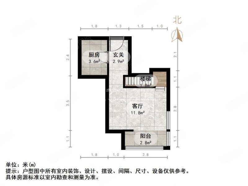 万豪国际(商住楼)1室1厅1卫35㎡东南74万