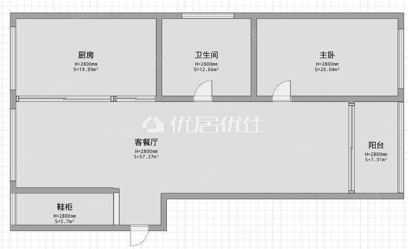 清江润城(1-3期)4室3厅3卫190㎡南北88万