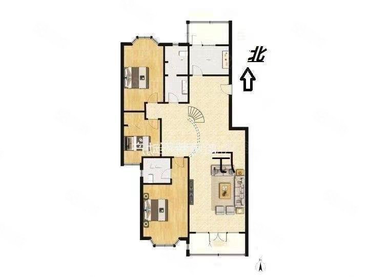 齐鲁骏园3室2厅2卫151.87㎡南北270万